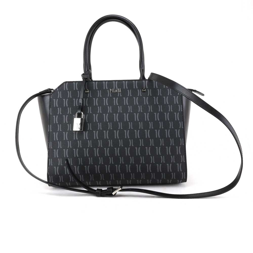 Hand and shoulder bag Alviero Martini 1A Classe Monogram B006 9613 001 Black