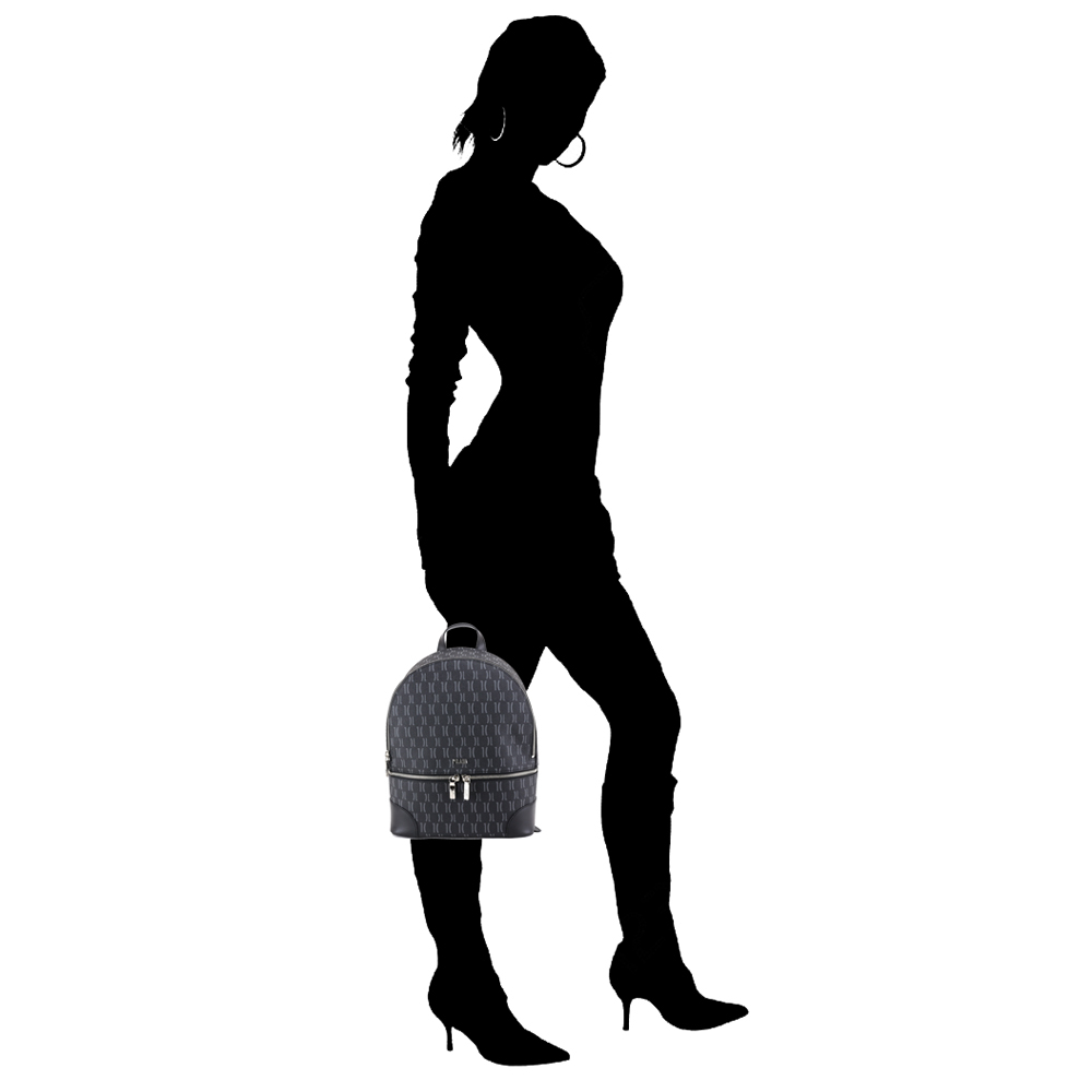 Rucksack Alviero Martini 1A Classe Monogram B010 9613 001 Black