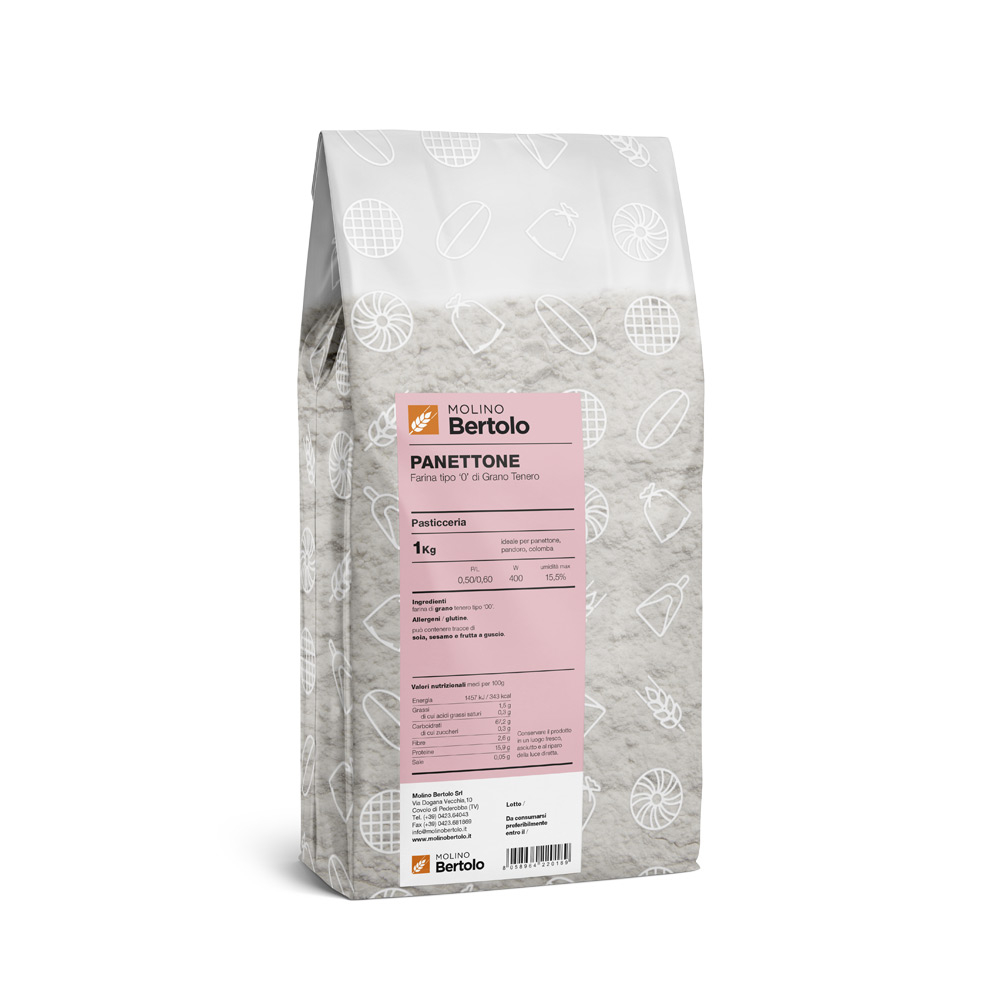 Panettone flour TYPE 00 Kg. 5 - Molino Dallagiovanna