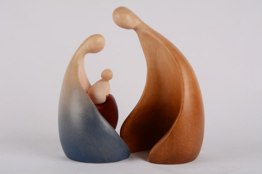 Natività Moderna in Legno Colorato 17038