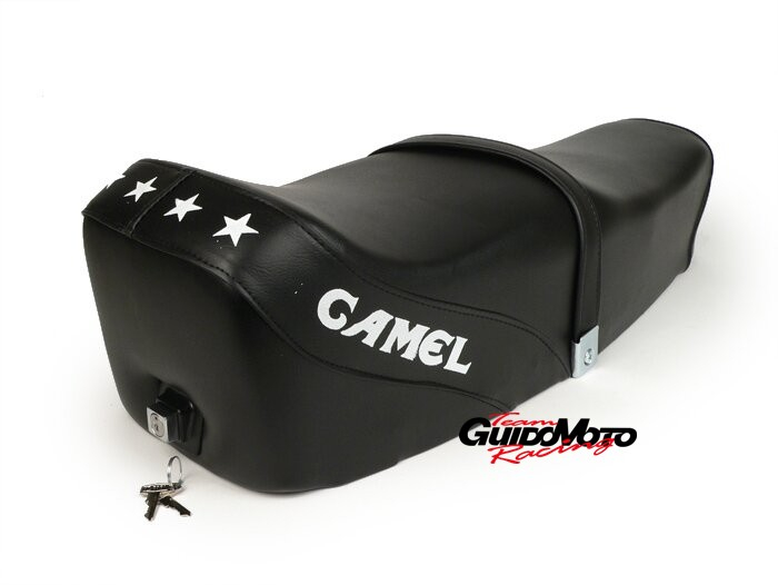 Sella Vespa Per Due Persone 078P8030 SELLA SPORT CAMEL CON STELLE