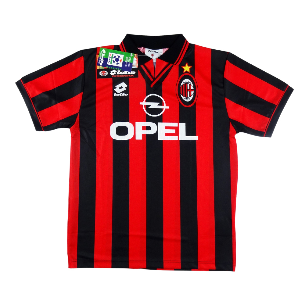 1995-98 Ac Milan Maglia Home S/M/XL *Nuova