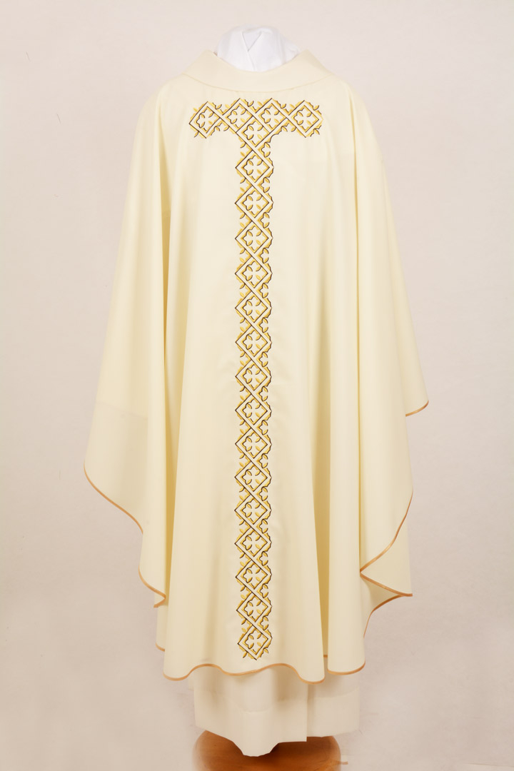 Casula Bianca in Pura Lana C118119T