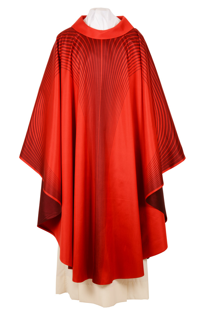 Casula Angelica CSER17 Rosso - Seta Foderata