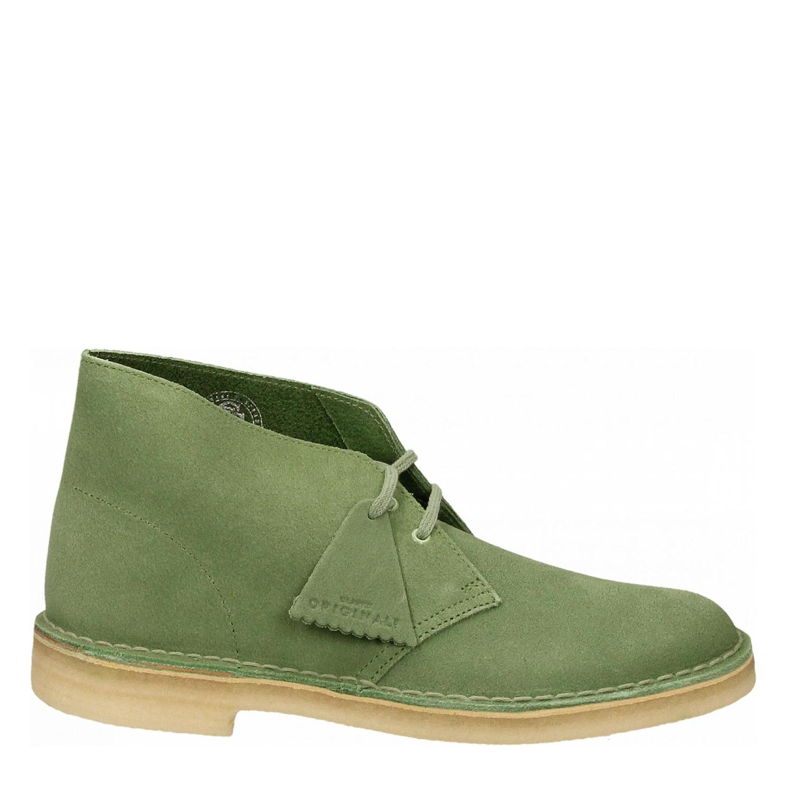 Olive green clearance clarks desert boots