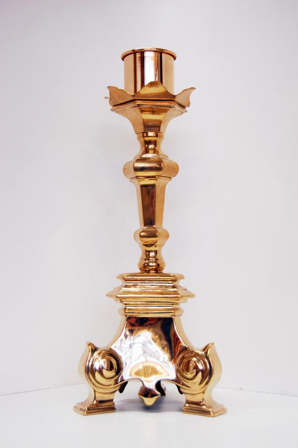 Portacero in fusione di ottone STI1155