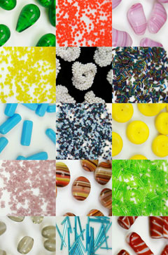 Perle, perline di conteria vetro di Murano per gioielli e bigiotteria fai da te