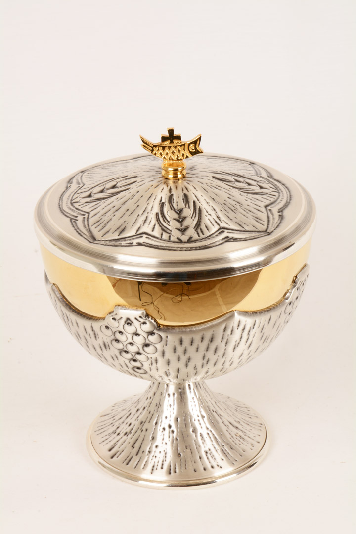 Pisside in Metallo Argentato FRA517