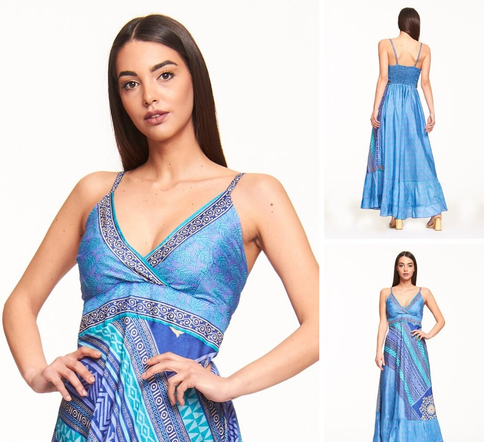 Robe best sale soie indienne