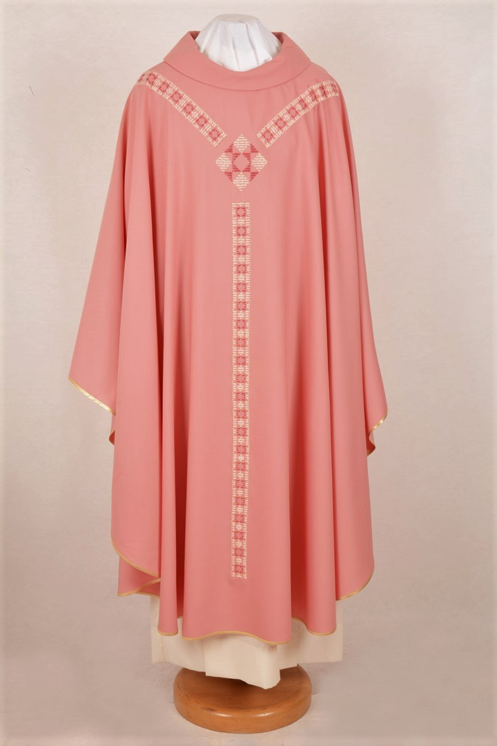 Casula San Francesco C99T Rosa Sallia di Pura Lana