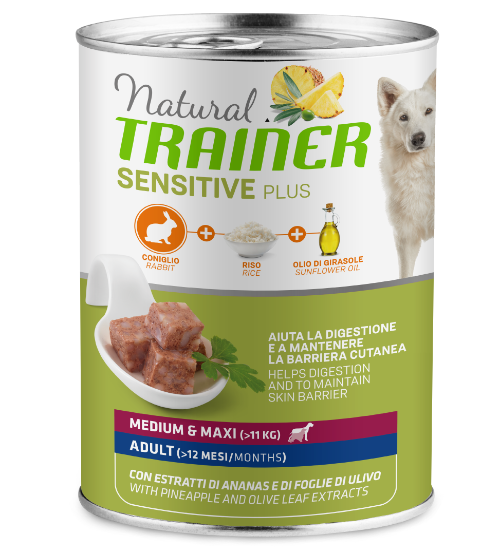 Mangime Umido Natural Trainer Sensitive Plus Con Cavallo - 12 Lattine 400gr - Foto 10