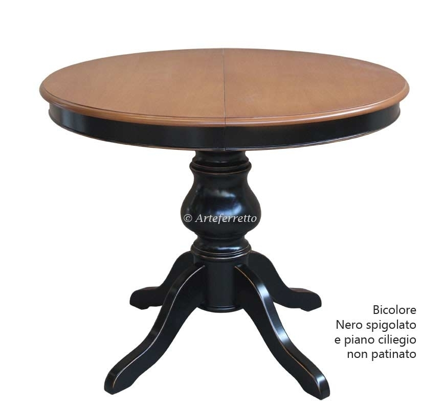 Two tone deals pedestal dining table