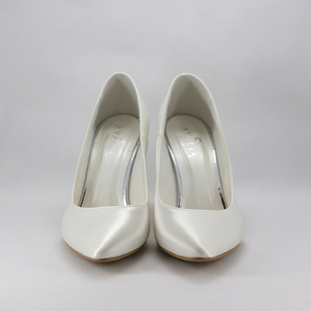 Scarpe da sposa on sale con tacco largo