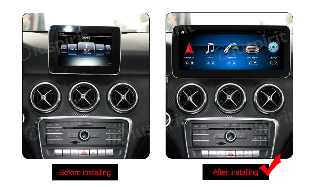 ANDROID navigatore per Mercedes Classe A W176 GLA X156 CLA C117 NTG 5.0