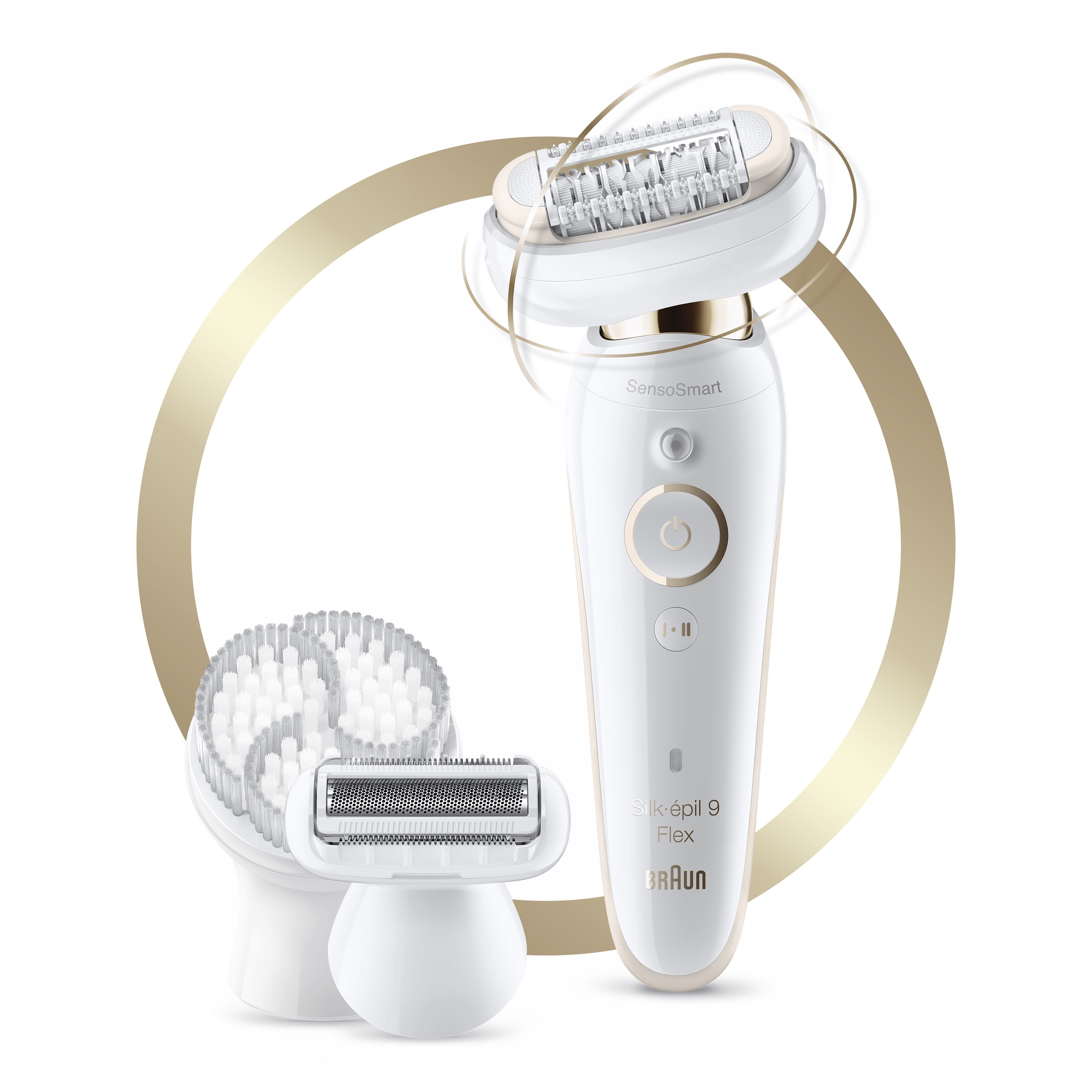 Braun Silképil 9 Flex 9030, Epilatore Elettrico Donna Con Testina Flessibile