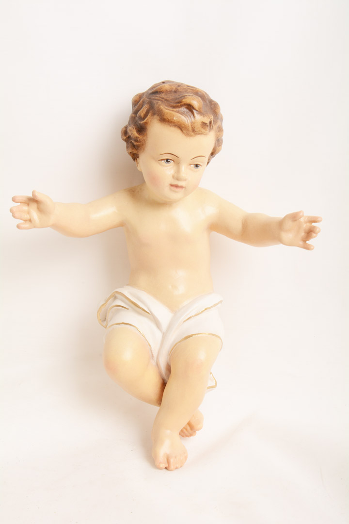 Gesù Bambino Dolfi Legno 25 cm