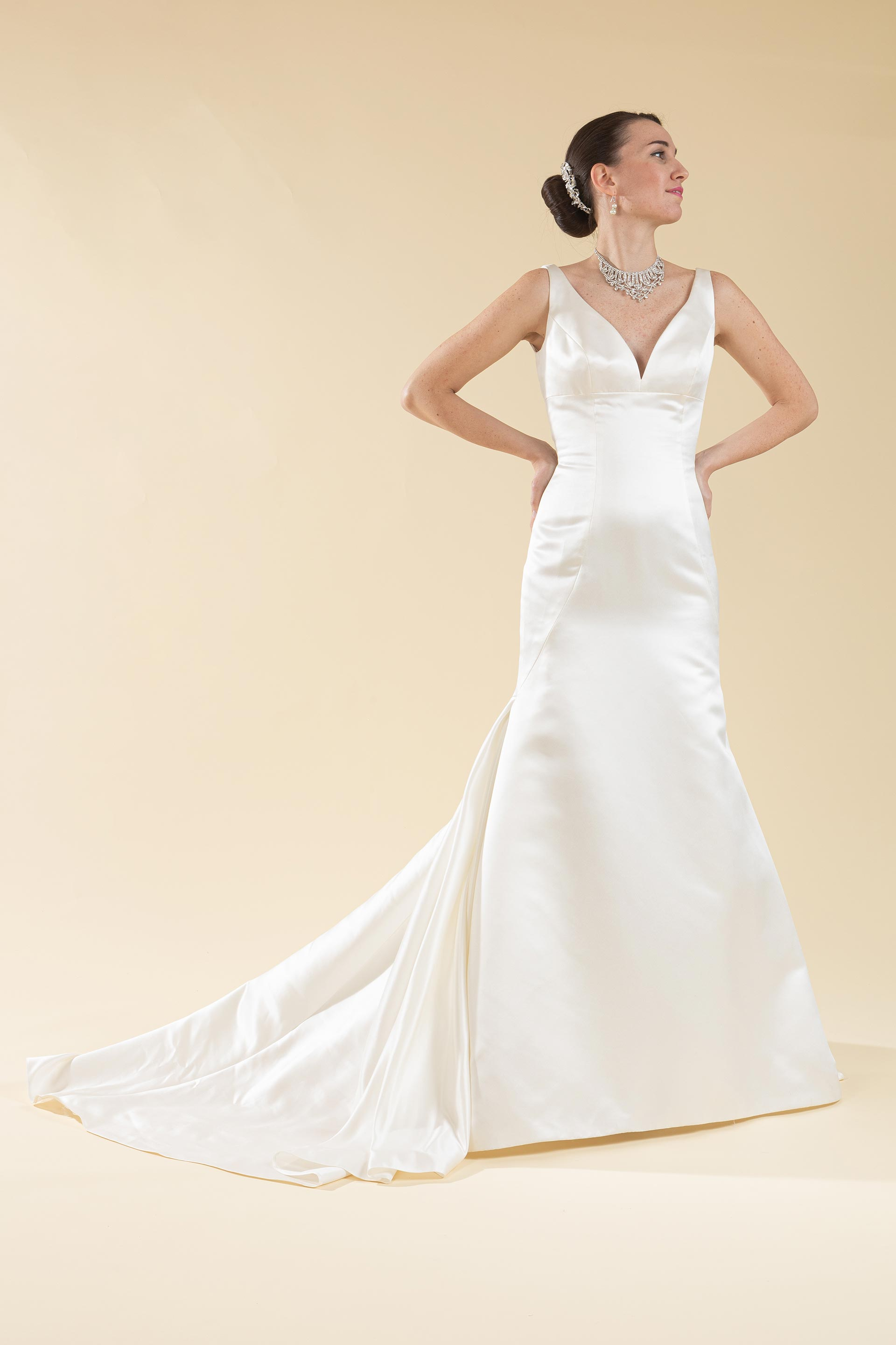 Abito da sale sposa semi ampio