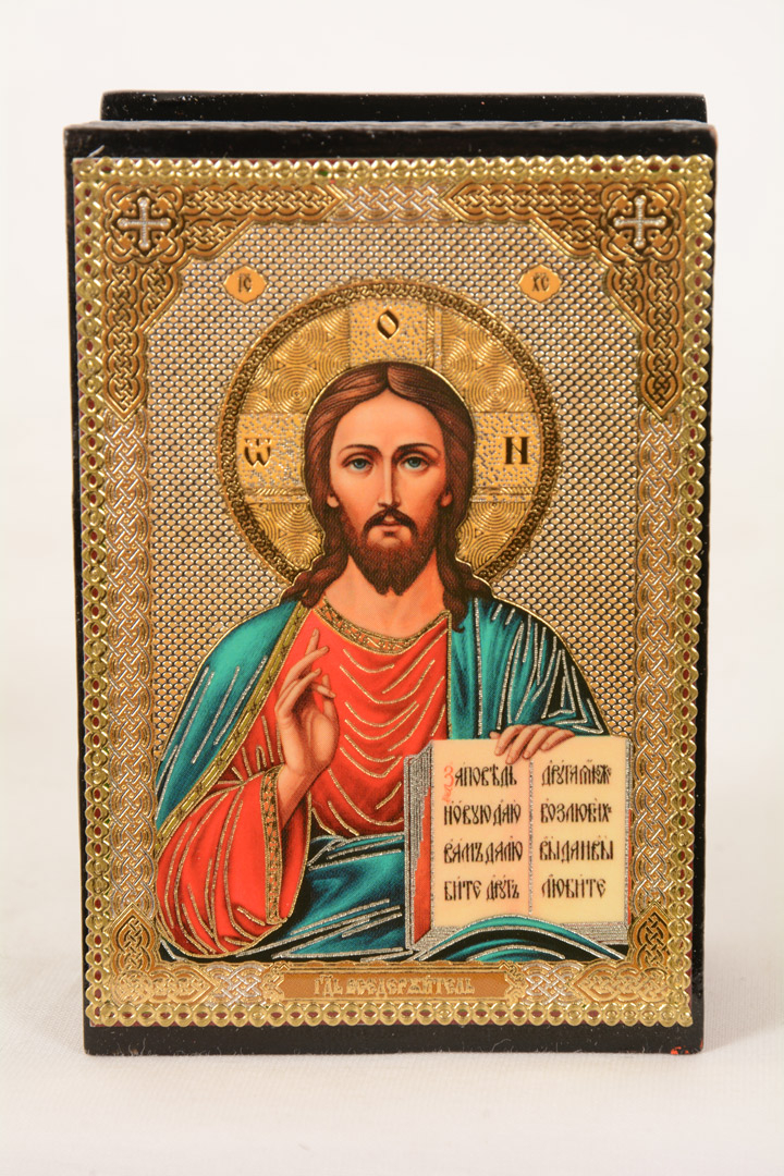 Scatola in legno immagine icona cm 9x6 RTS