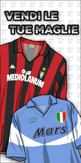 Vendita maglie sale calcio vintage