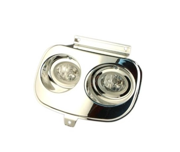 201311/CR MASCHERA CROMATA FARO ANTERIORE ALOGENO SCOOTER MBK