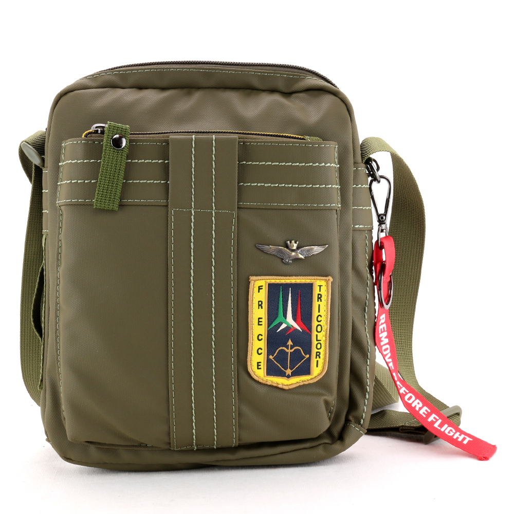 BORSA A TRACOLLA GILNES - VERDE MILITARE - Pianno 39