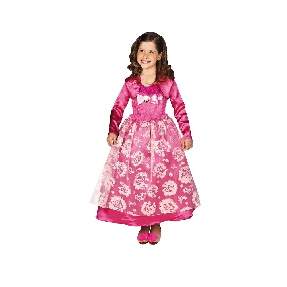 VESTITO CARNEVALE FASHION GIRL TRAVESTIMENTO ABITO BARBIE BAMBINA