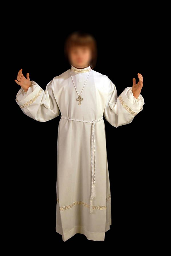 Tunica per Prima Comunione Modello Luca