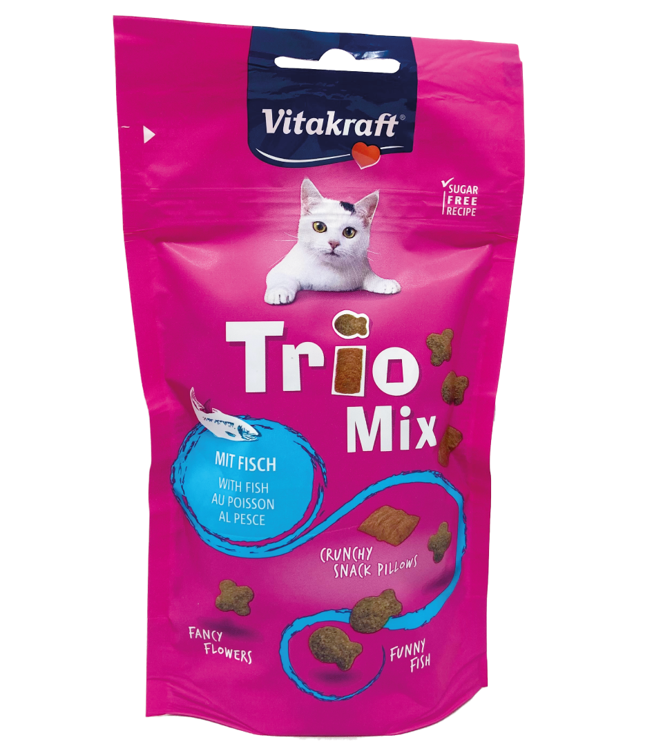 Snack Per Gatti Vitakraft Triggles - Con Pollock, 40g, Senza Zucchero, Bocconcini Morbidi - Foto 4