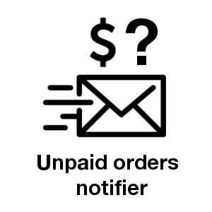 Unpaid orders notifier logo