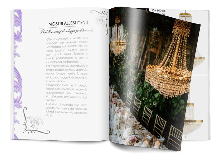 Noleggio lampadari, noleggio candelabri, noleggio per eventi