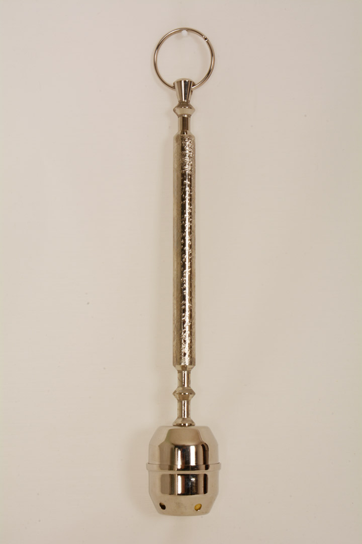 Aspersorio in Ottone Nichelato 27 cm