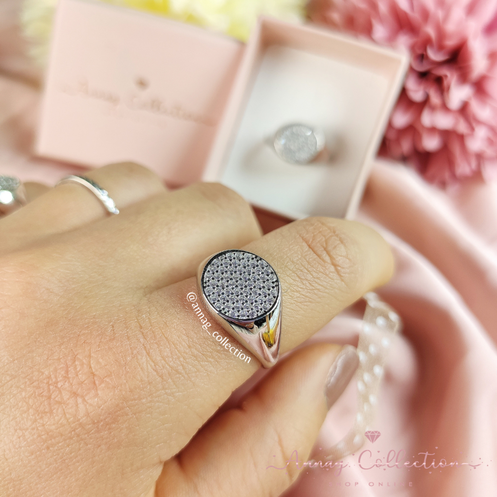 Anello pave zirconi shop