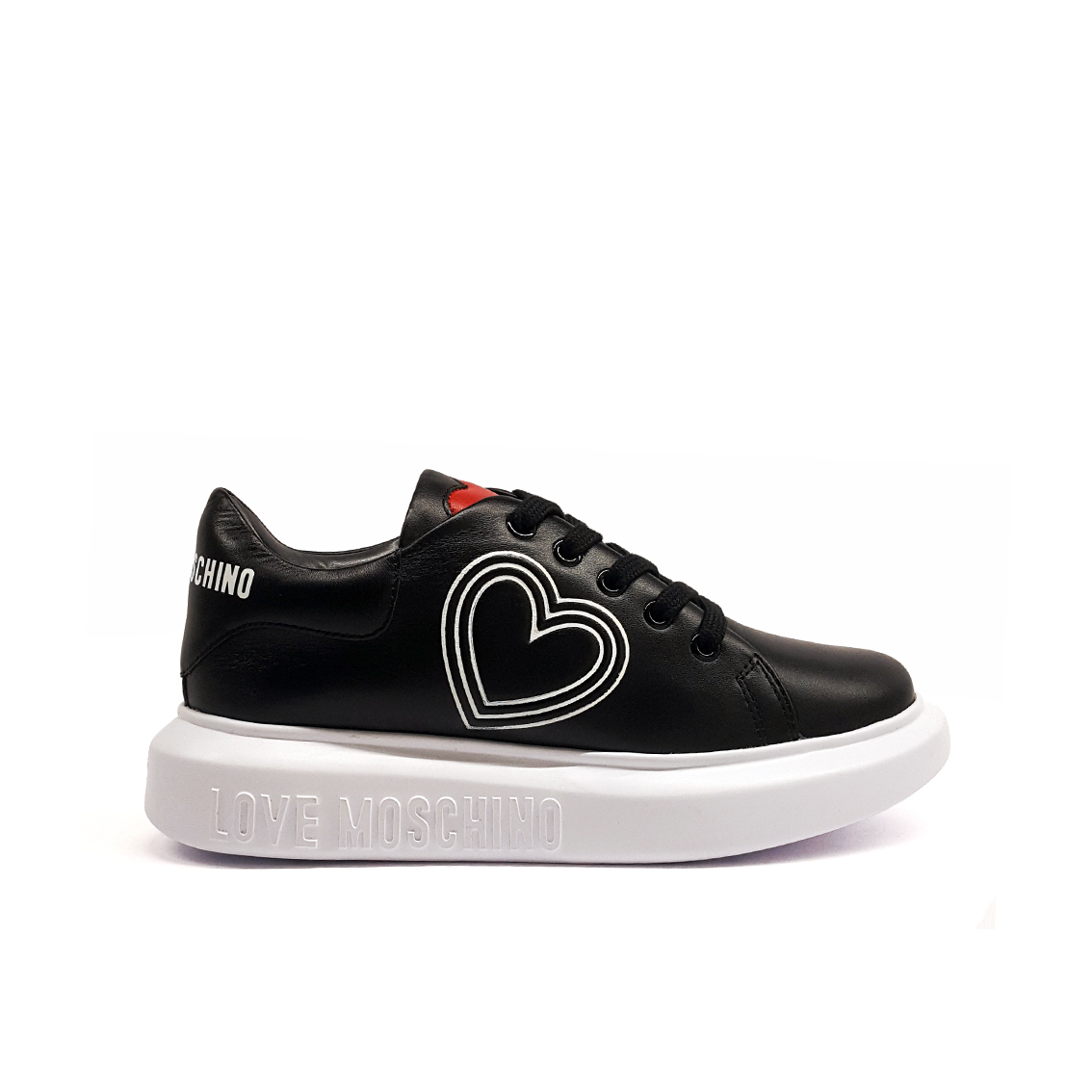 Sneakers nere con cuore Love Moschino DIGIE CALZATURE SNC