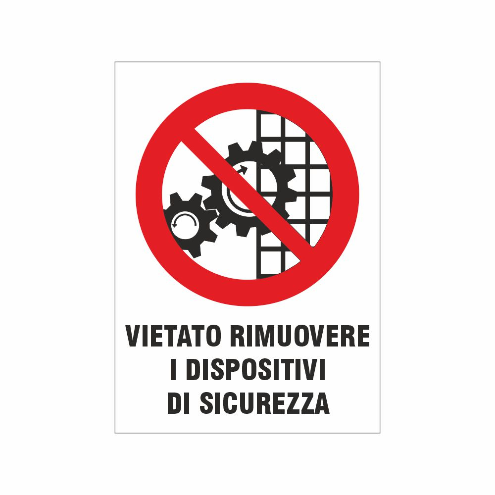 Cartello in alluminio Segnaletica di Sicurezza