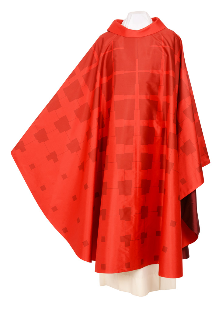 Casula Ascensione CSER2 Rossa Seta Foderata