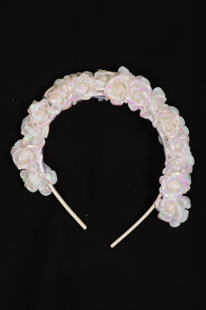 Cerchietto per Prima Comunione Rosellina