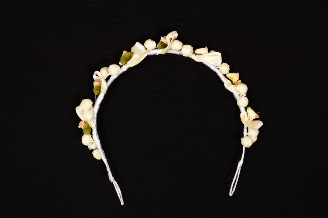 Cerchietto per Prima Comunione Fiori 40