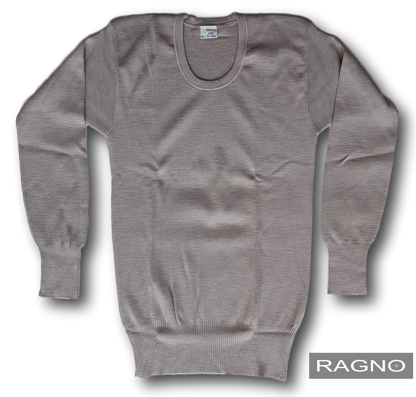 Intimo e Arredo Casa, RAGNO T-Shirt, Maglietta intima Manica Lunga,  girocollo Uomo 100% Pura Lana 1800 222822552615 Acquista ora