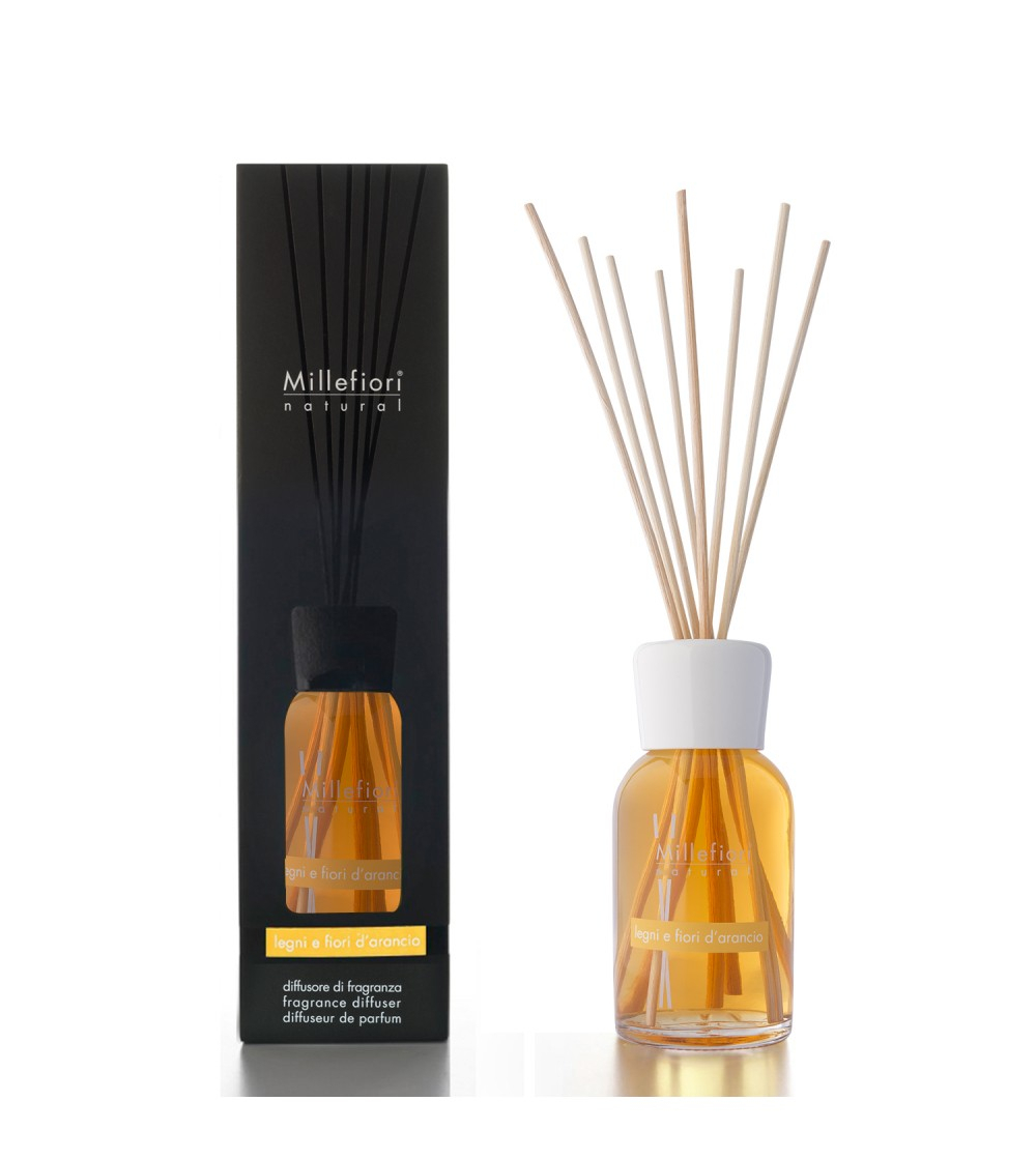 Nuvolestore  DIFFUSORE A STICK 250 ML. LEGNI E FIORI D'ARANCIO