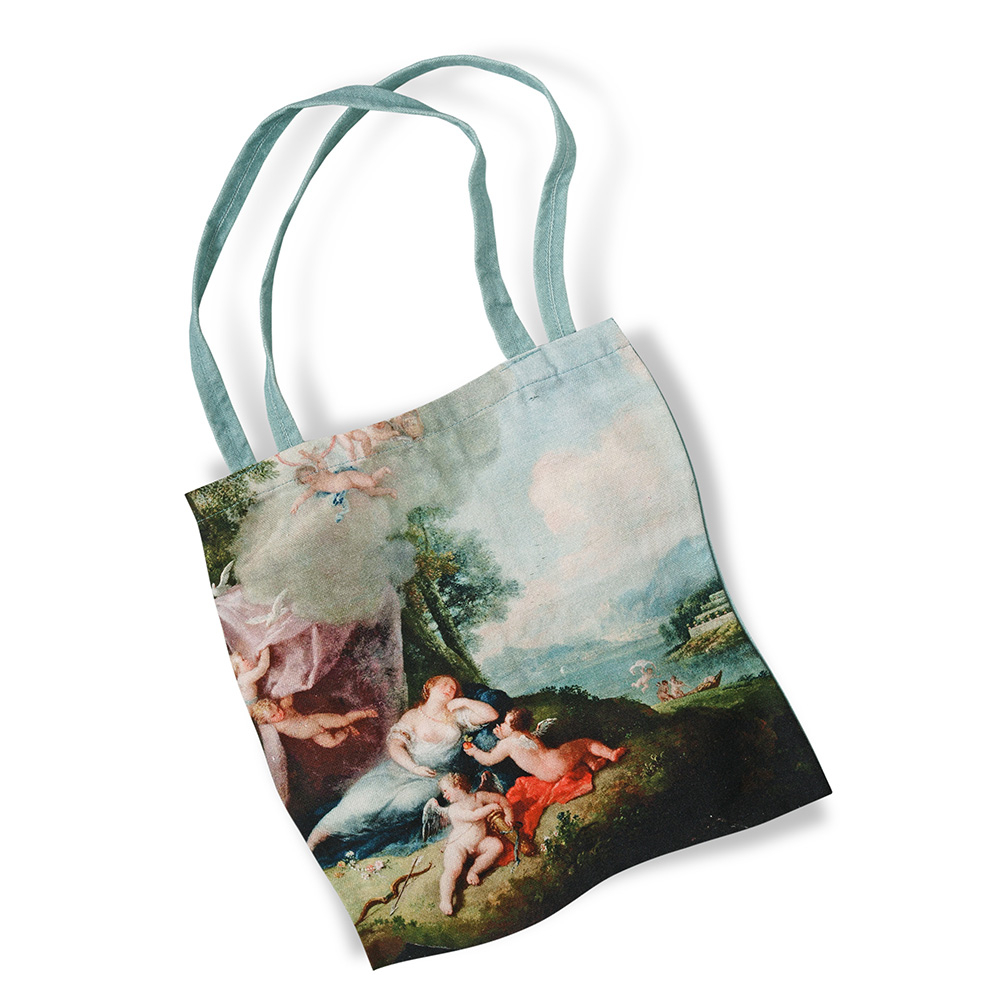 Canvas shopping bag - painted by Francesco Zuccarelli