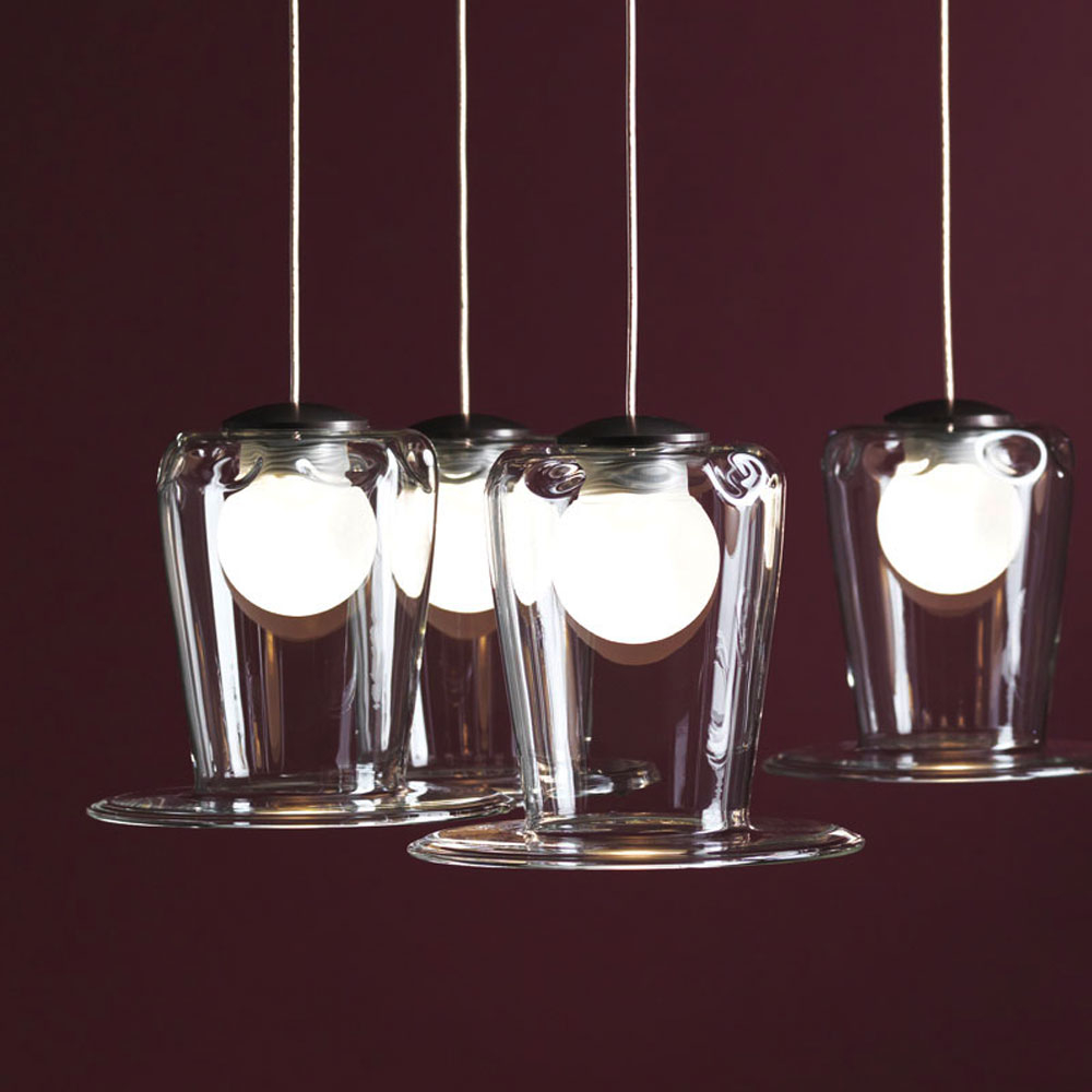 MARYON SOSPENSIONE 8 LUCI MARRONE OSSIDATO 8x2W 3000K