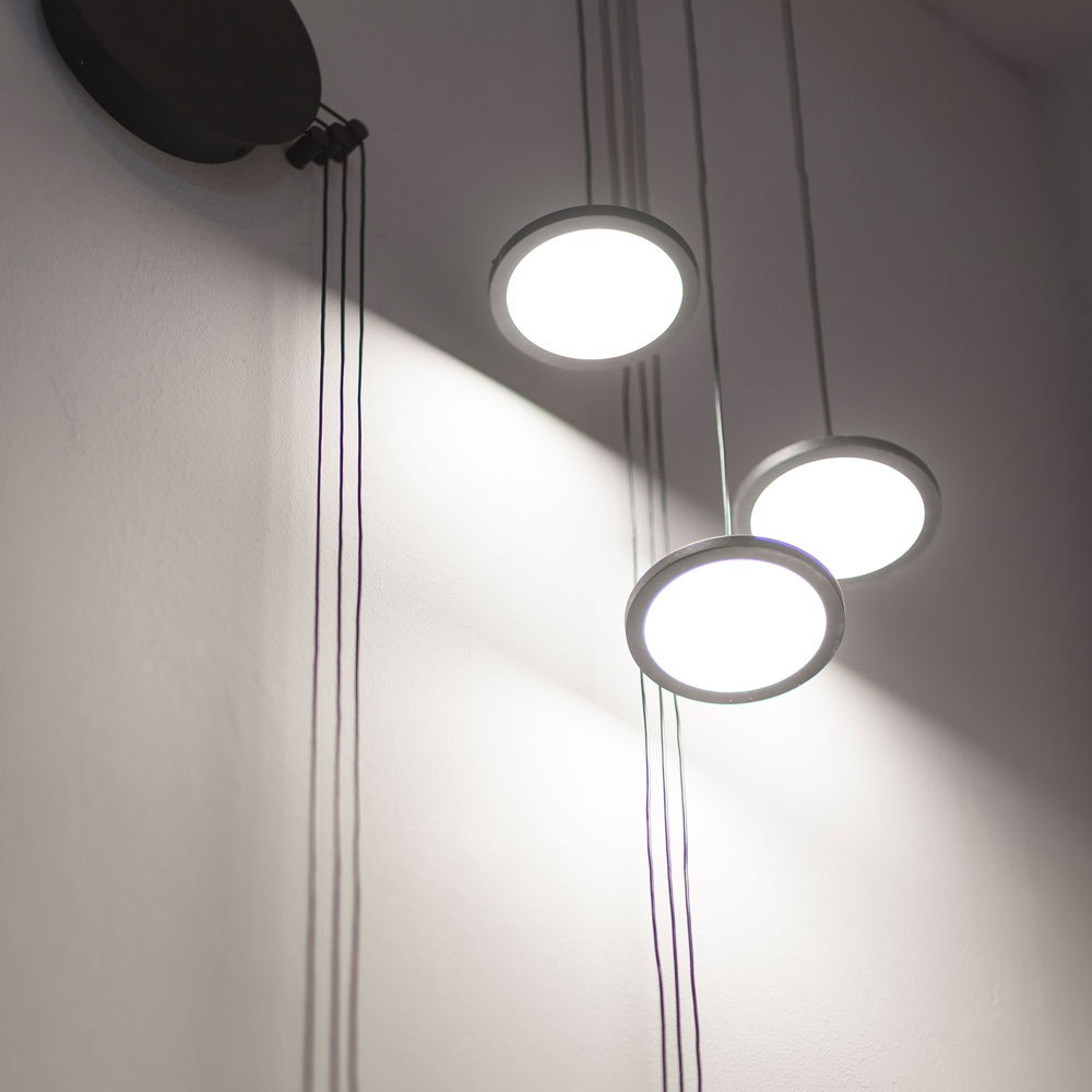 MYSTERY SOSPENSIONE 6 LUCI BIANCO 60W 3000K