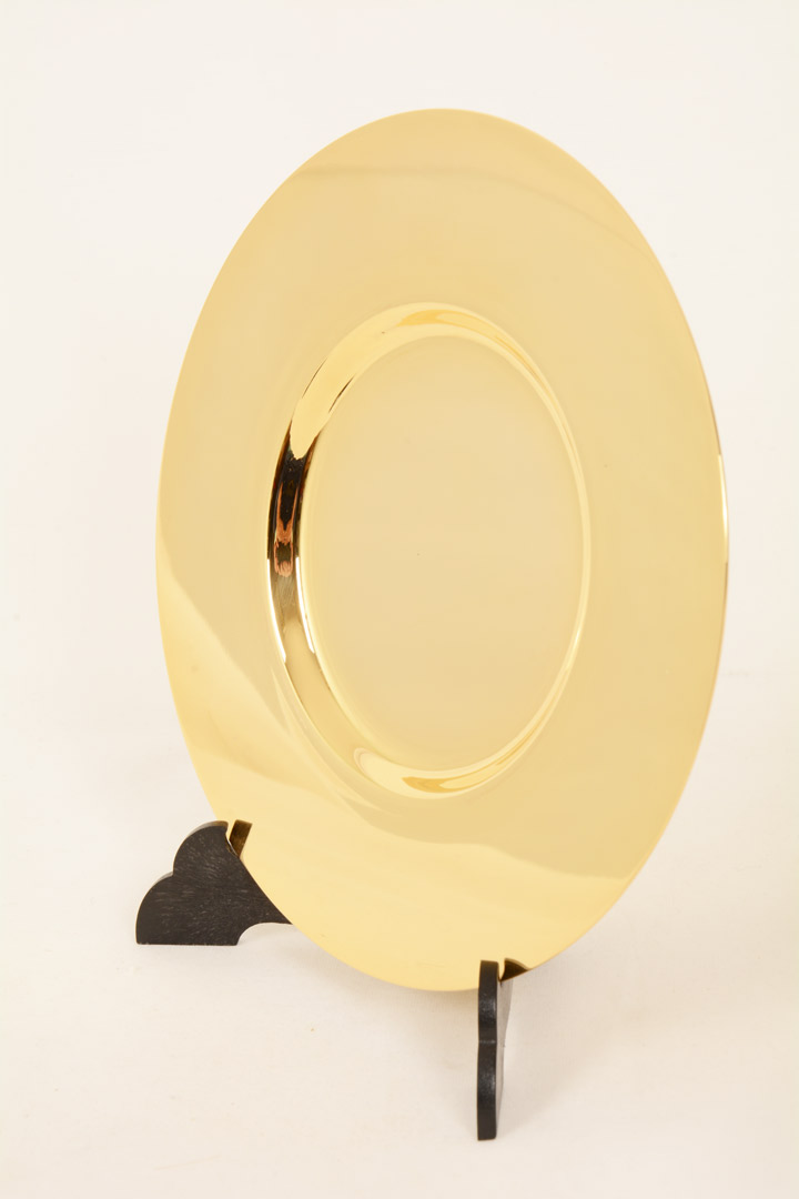 Patena dorata con fondello LOS1564