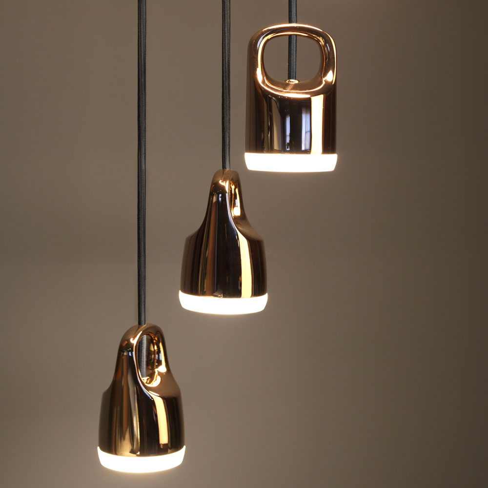 BAG SOSPENSIONE CASCATA ORO ROSA 38W 3000K