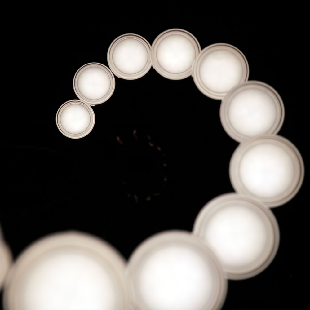 BAG SOSPENSIONE CASCATA ORO ROSA 38W 3000K