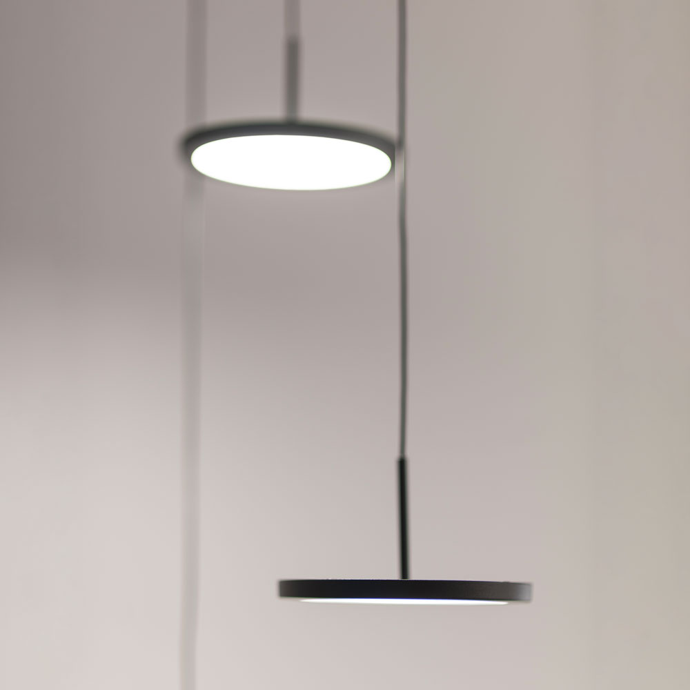 MYSTERY SOSPENSIONE 3 LUCI NERO 21W 3000K - 4000K 