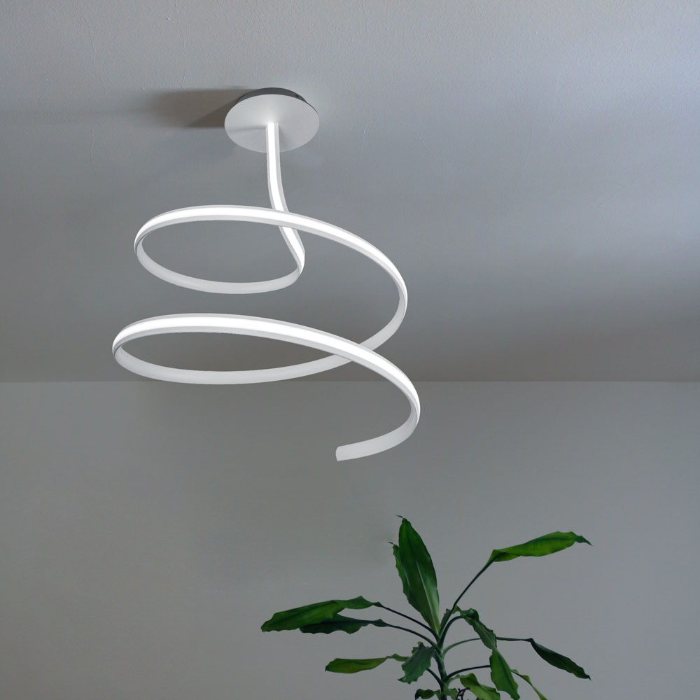 RIBBON SOSPENSIONE Ø55 BIANCO 48W 4000K DIMMERABILE