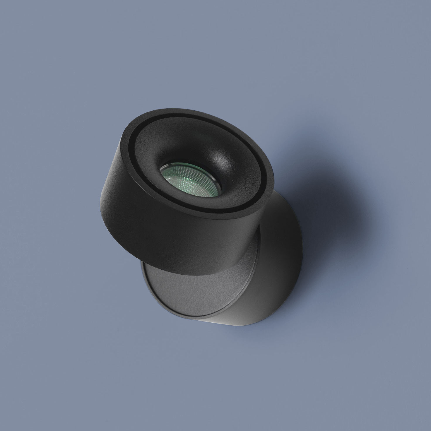 CYBER PLAFONIERA Ø7,5 NERO 10W 3000K