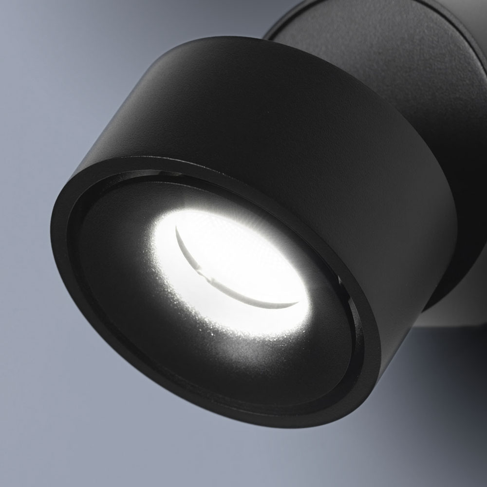 CYBER PLAFONIERA Ø7,5 NERO 10W 3000K