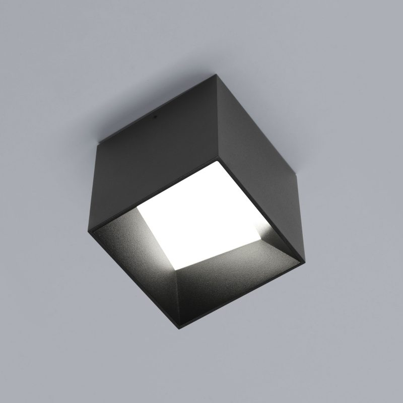 CUBE PLAFONIERA NERO 11,5W 3000K